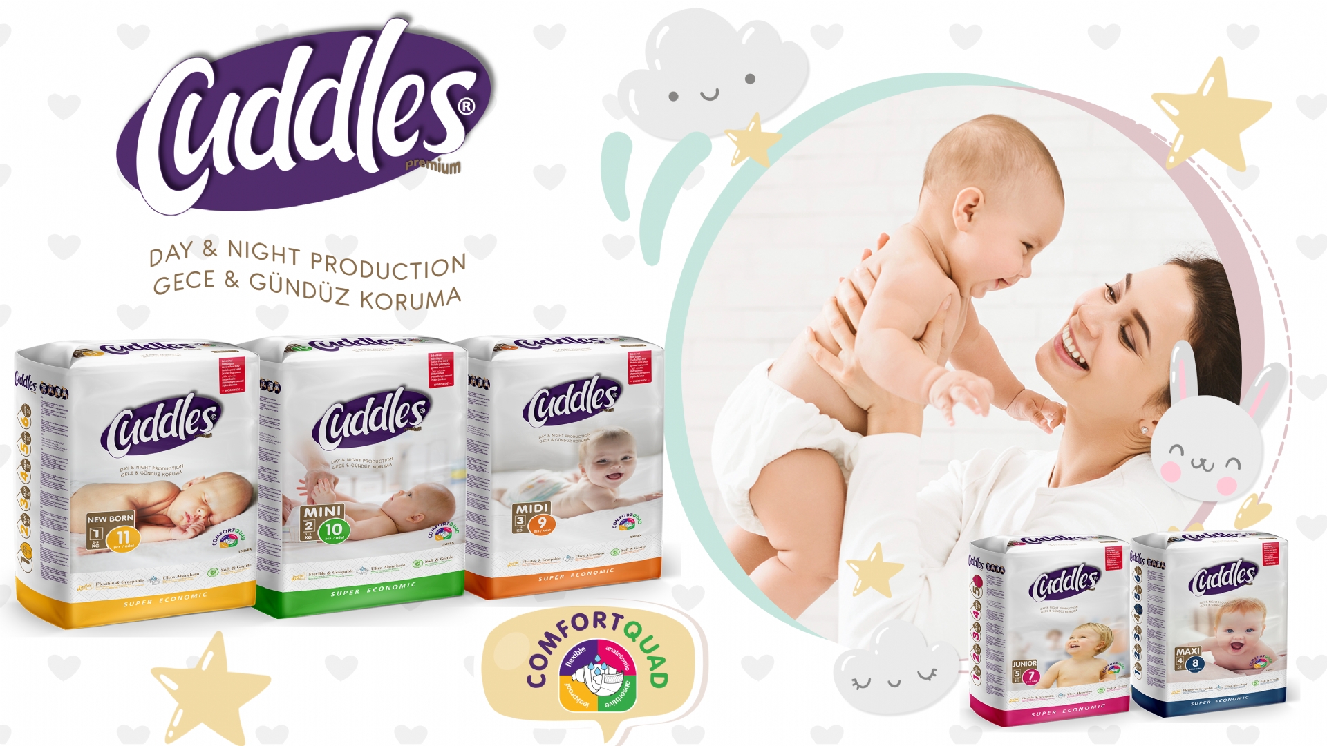 Cuddles® | Baby diapers, Wet wipes, Adult diapers, Lady napkins